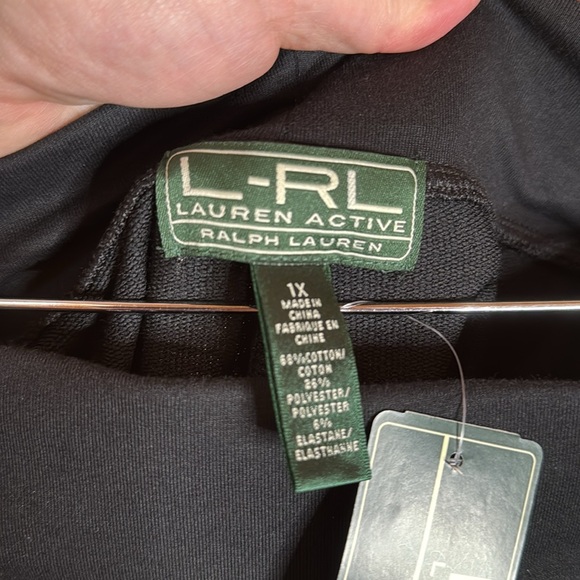 NWT Ralph Lauren Woman Active Black Stretch Athletic Ponte Pants Size 1X - Picture 9 of 10